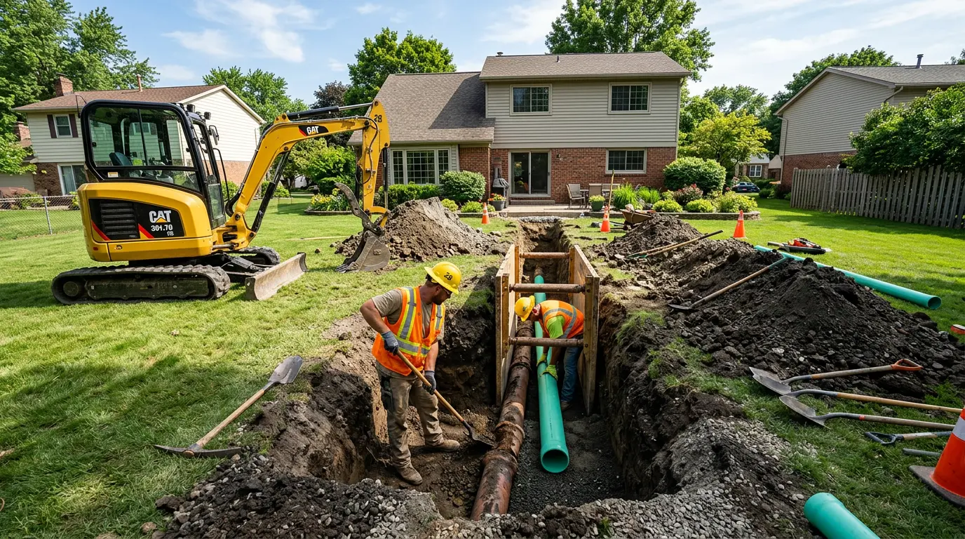Sewer Line Replacement in Epping, NH